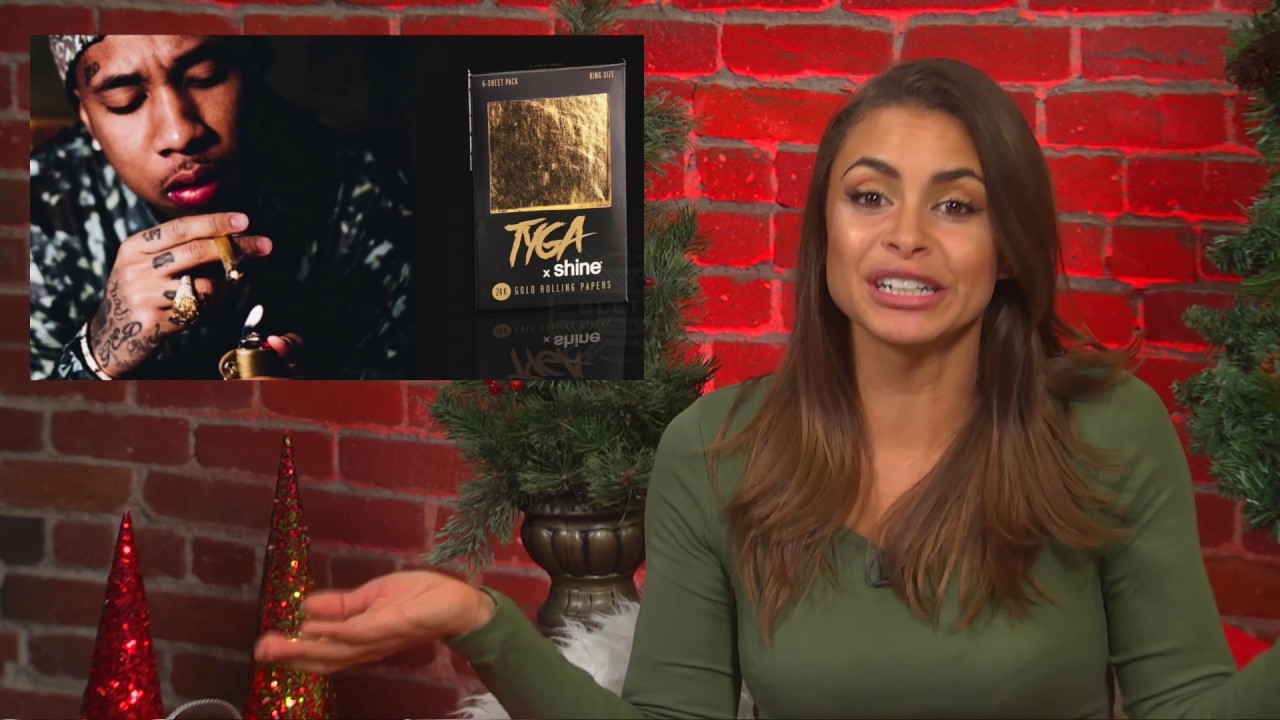Shine Gold Rolling Papers on The 12 Days of Kushmas: For Weed Lovers, Pot Heads, and Stoners!