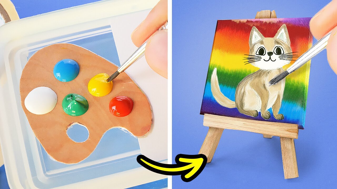 DIPINTI SODDISFACENTI 🎨😍 IDEE ARTISTICHE E TECNICHE DI DISEGNO