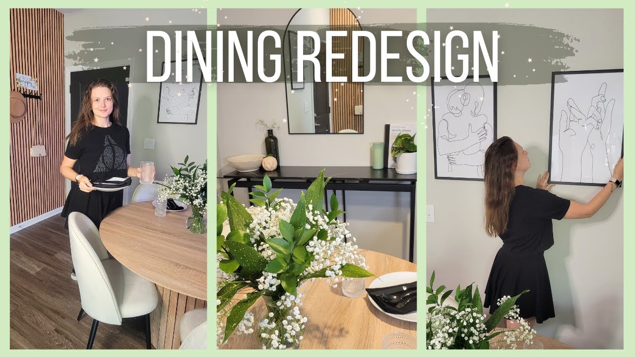 DINING REDESIGN | Haul + Before/After + Inspiration + Assembly + Shopping + Decorate