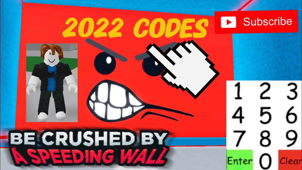 How to solve all codes in. Be crushed by a speeding wall. Roblox