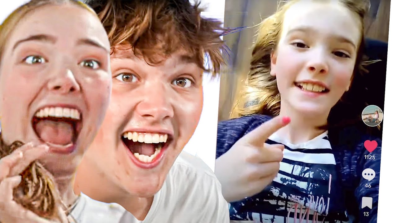 Auf ALTE VIDEOS meiner SCHWESTER reagieren!