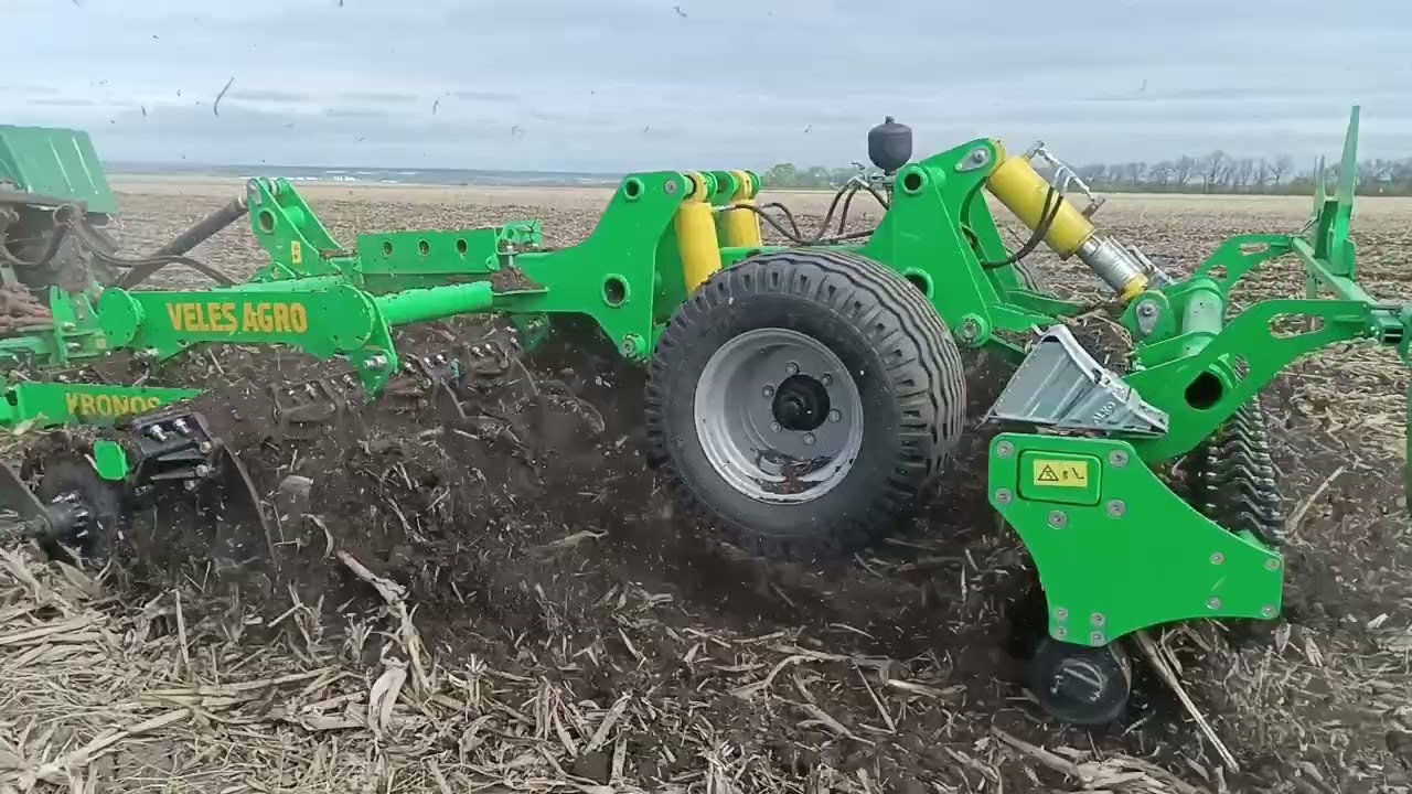 Kronos💪 Verti-til (Велес Агро) випробування, по решткам🌽