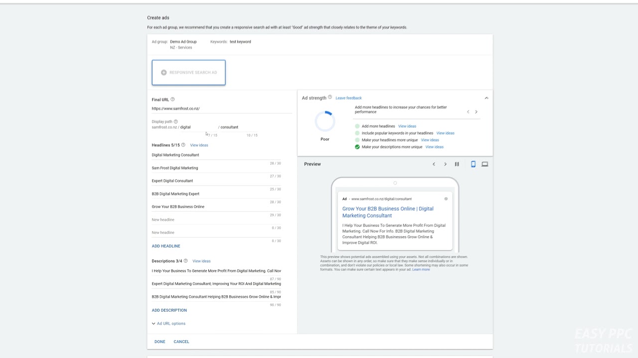 How To Create Expanded Text Ads In Google Ads Instead Of Responsive Search Ads