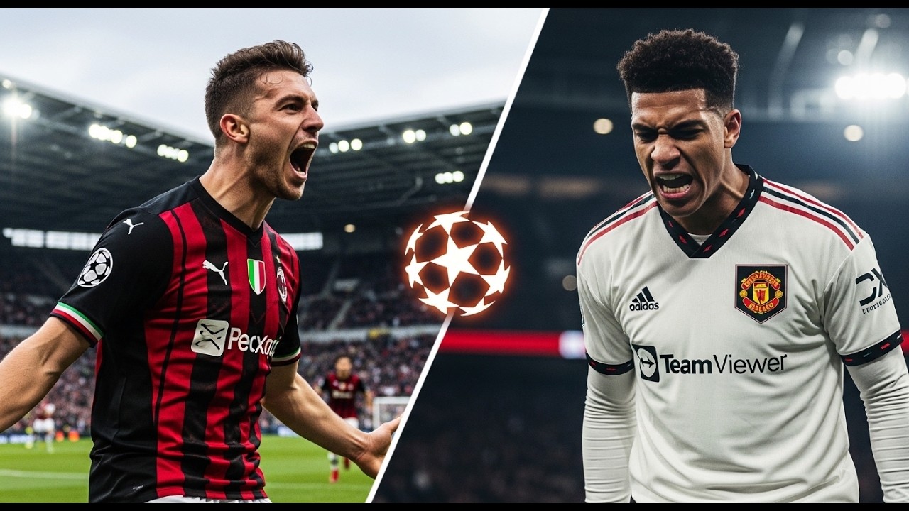 Manchester United 2-0 AC Milan | Big European Night! | Epic eFootball Match