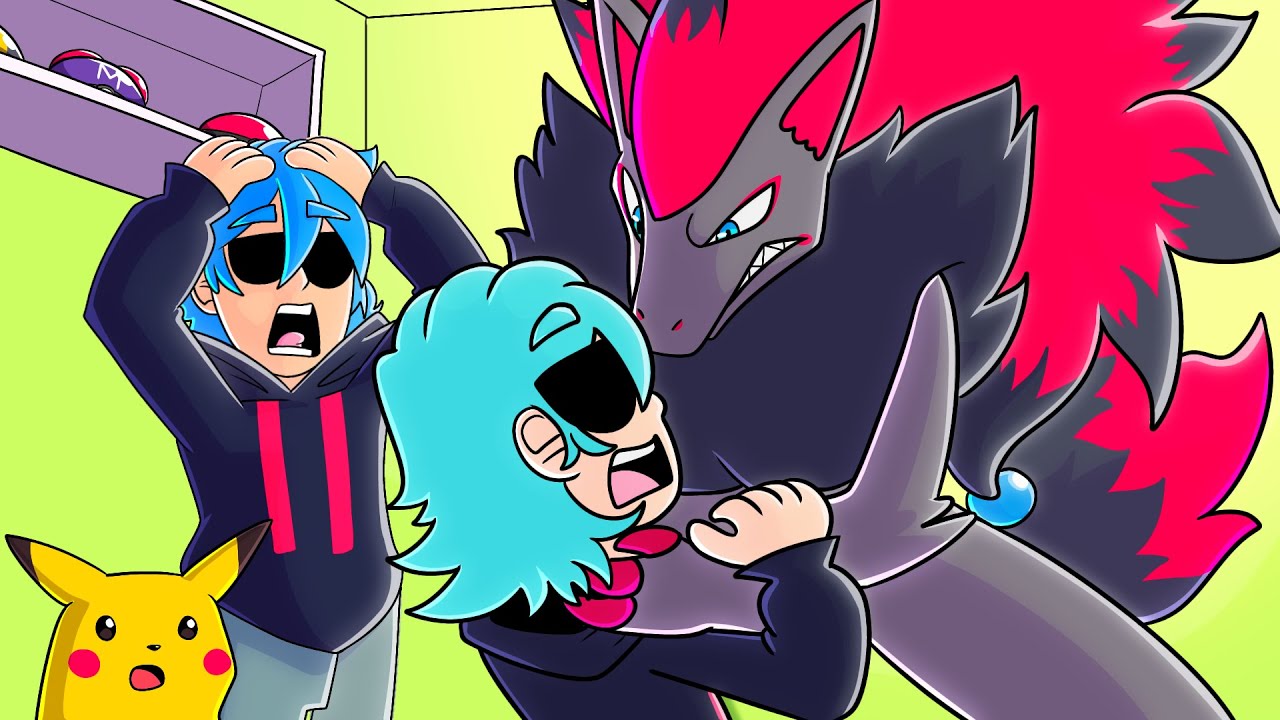 Meu Filho Brigou com o Zoroark no Minecraft Pixelmon