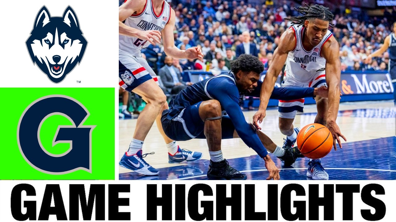#6 UConn vs Georgetown Highlights | Men's Basketball | College Basketball 2026