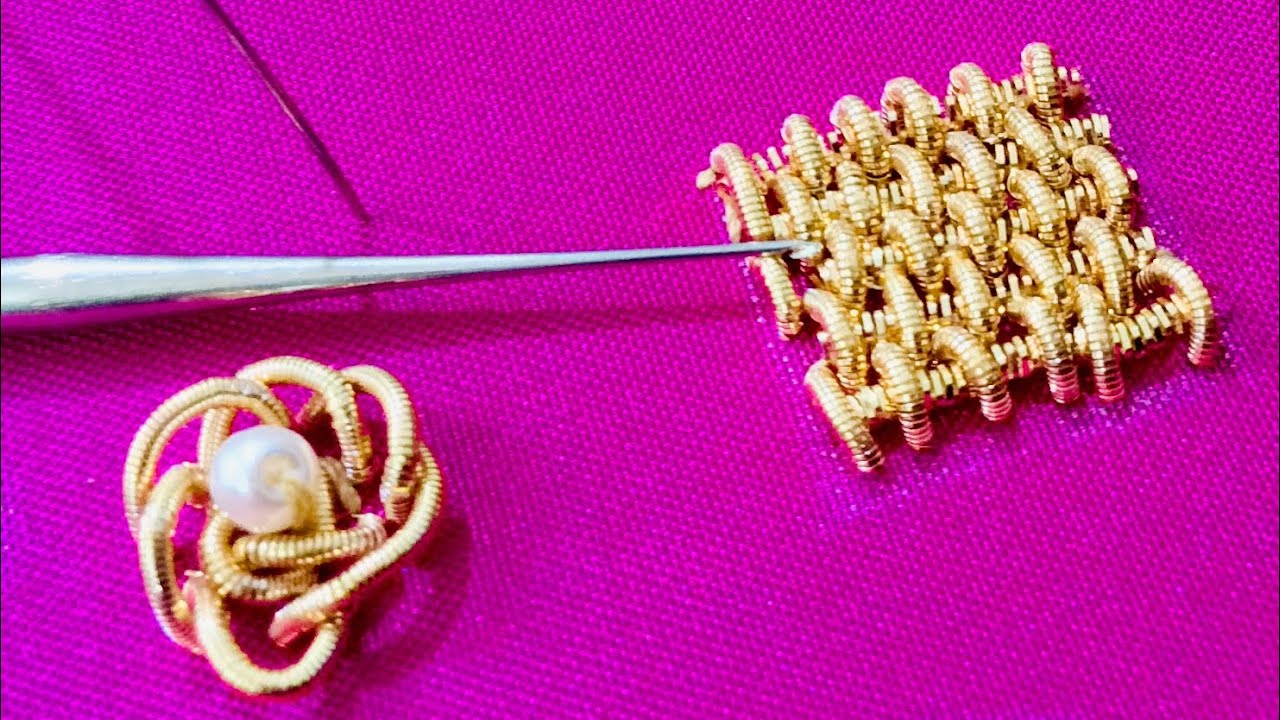 Aari Embroidery tutorial 11