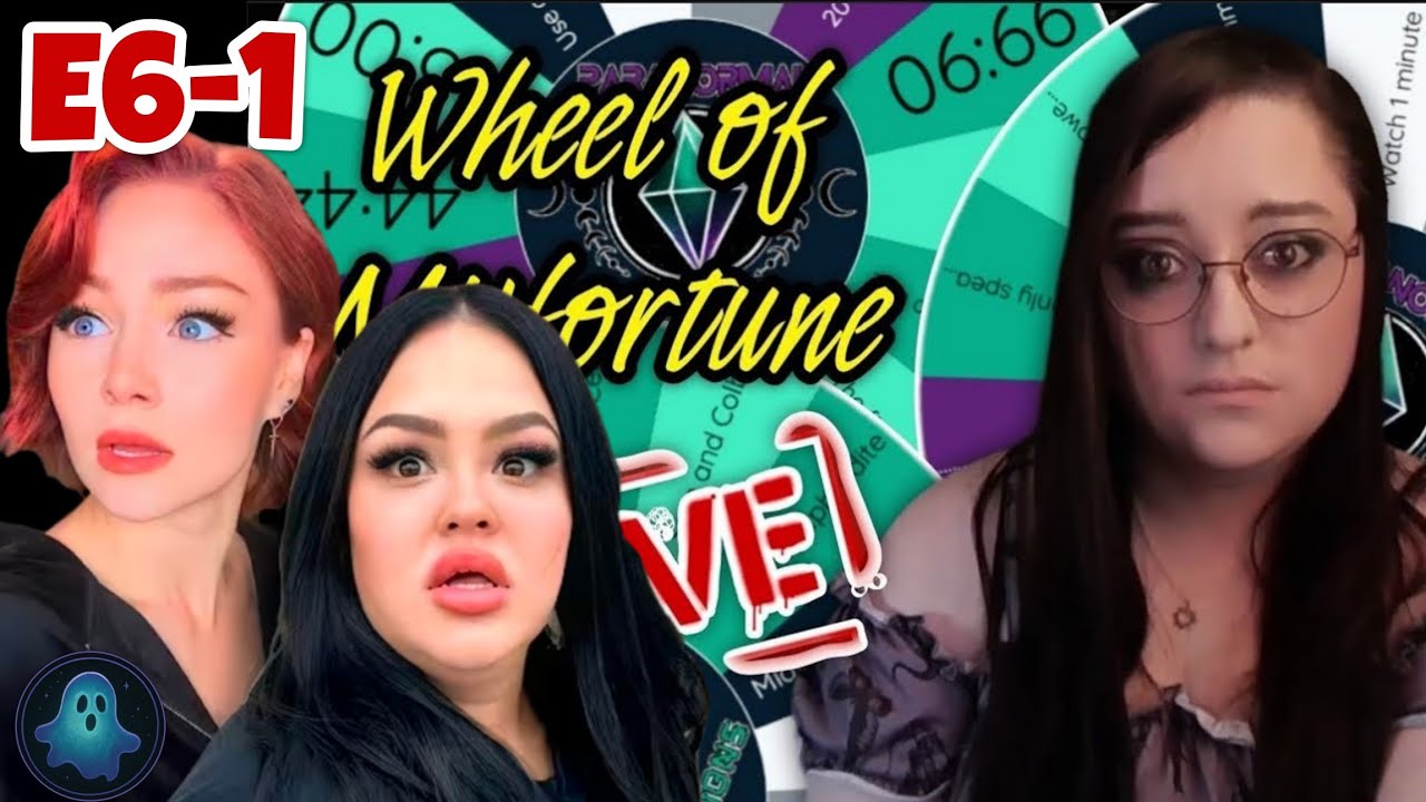 E6: Part 1 | KallMeKris & CelinaSpookyBoo | Wheel Of Misfortune Live