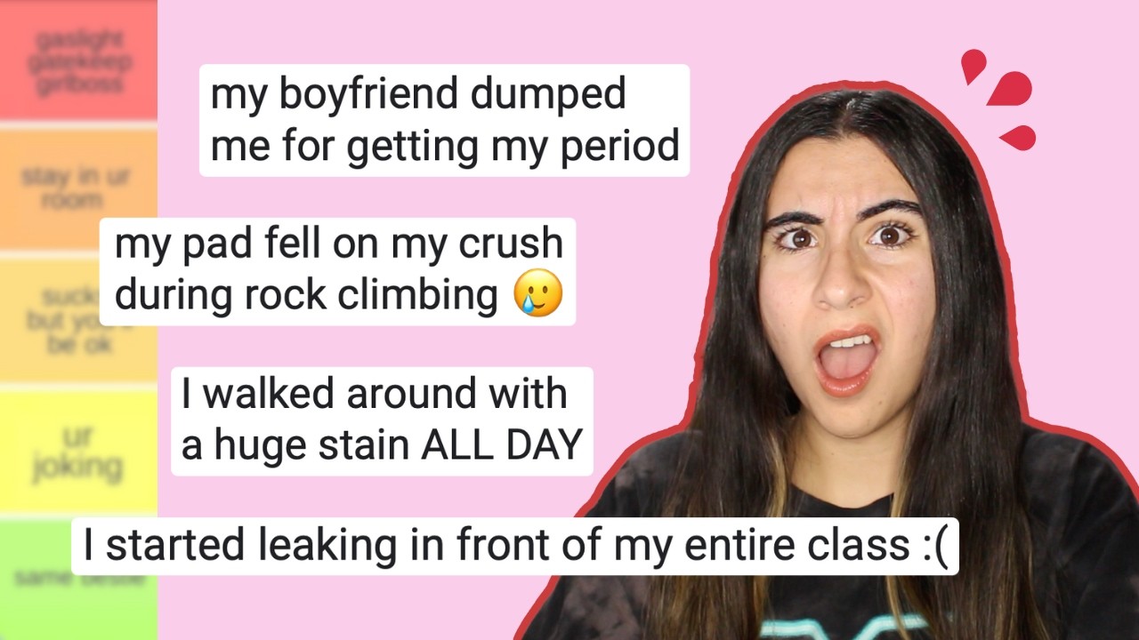 exposing your PERIOD HORROR STORIES (and ranking them)