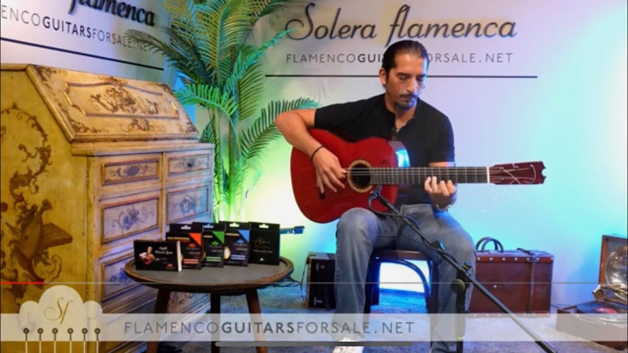 Mariano Conde A27/N nº61 2023 flamenco guitar for sale played by José Andrés Cortés