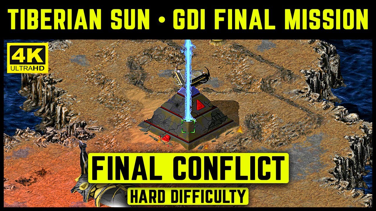 C&C TIBERIAN SUN - GDI ФИНАЛЬНАЯ МИССИЯ 12 - ФИНАЛЬНЫЙ КОНФЛИКТ - СЛОЖНЫЙ - 4K