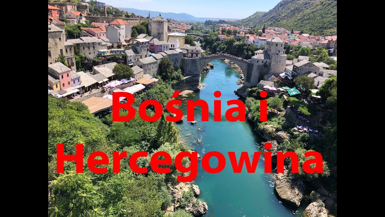 Bośnia i Hercegowina - ( południowy-zach&oacute;d) - Mostar, Wodospady Kravica, Medzugorie