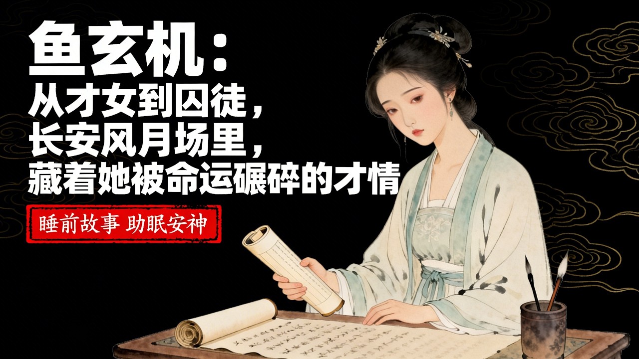 鱼玄机：从才女到囚徒，长安风月场里，藏着她被命运碾碎的才情