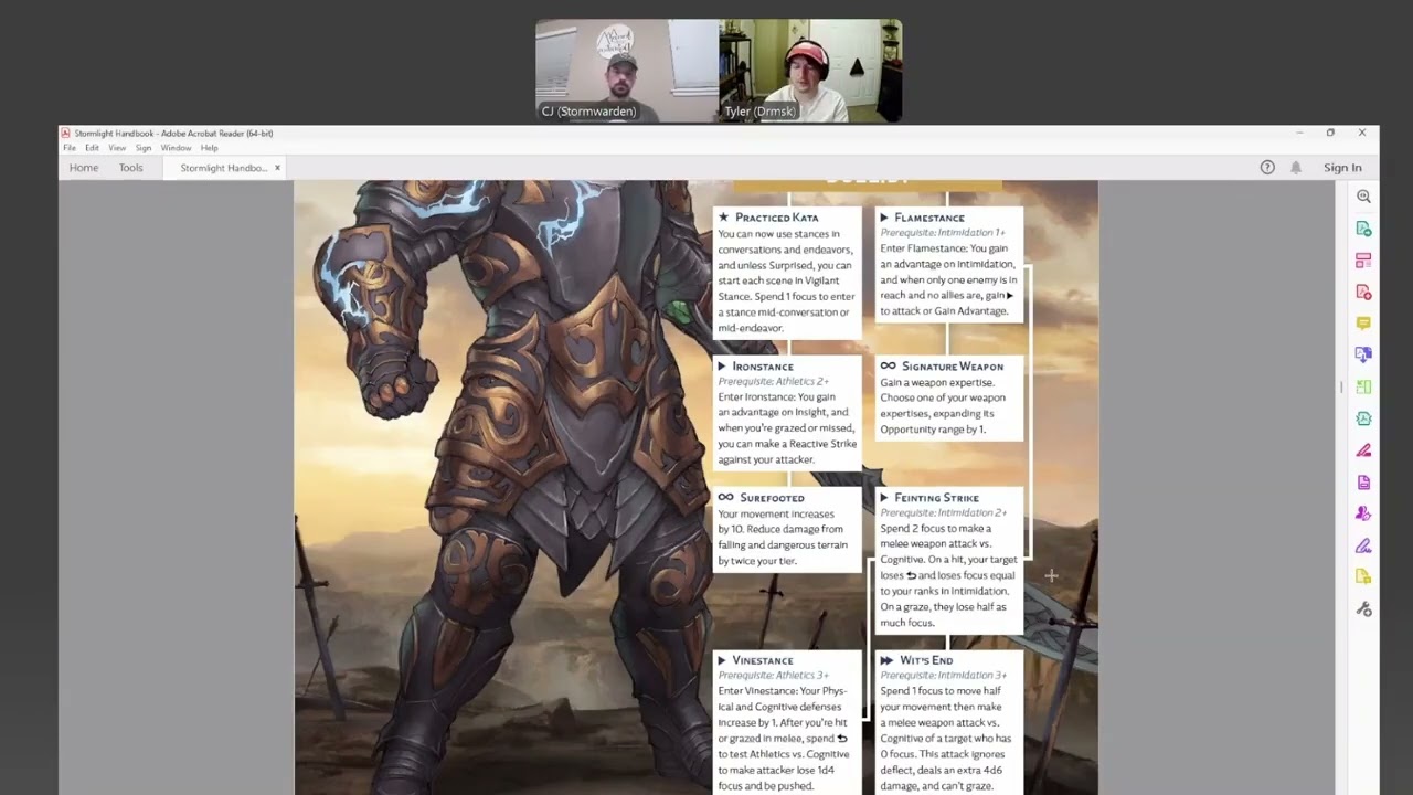Warrior Hero Path Review - CosmereRPG