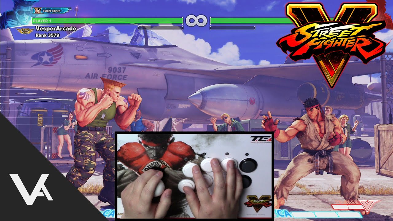 Street Fighter V Guile &mdash; как использовать Sonic Boom или Flash Kick Into Super