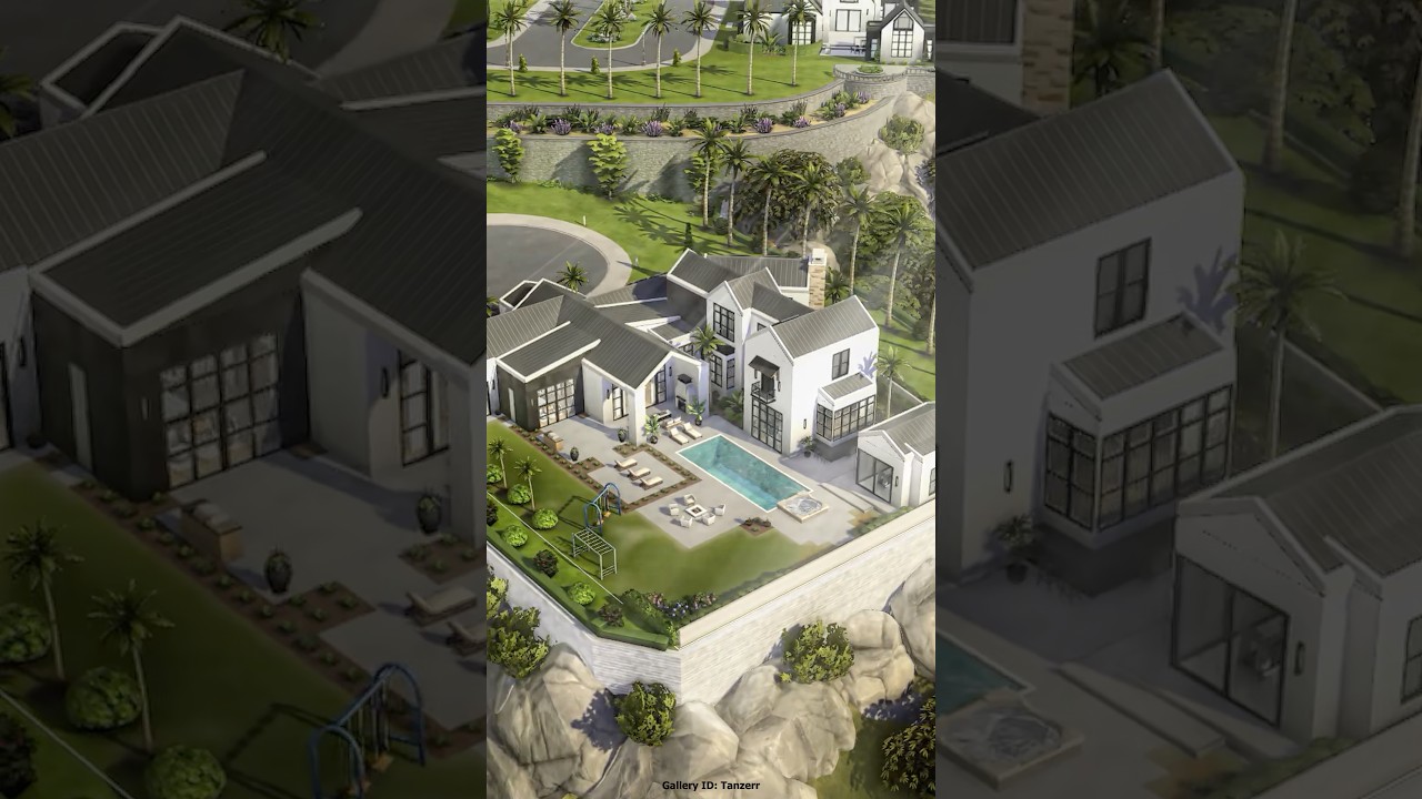 Perfect Ultimate Luxury Family Mansion #shorts #youtubeshorts #sims4 #explore #fyp