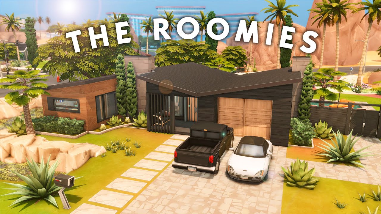 Новый дом для соседей по комнате // The Sims 4 Быстрая сборка