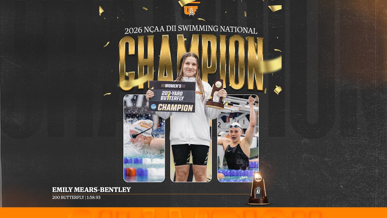 2026 NCAA DII Women's 200 Butterfly National Champion - Emily Mears-Bentley