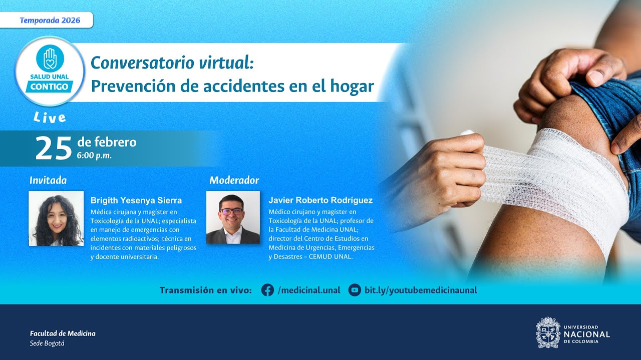 Conversatorio virtual: Prevención de accidentes en el hogar