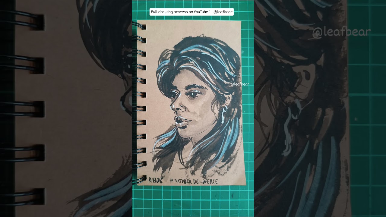 Ink sketches on Toned paper sketchbook 