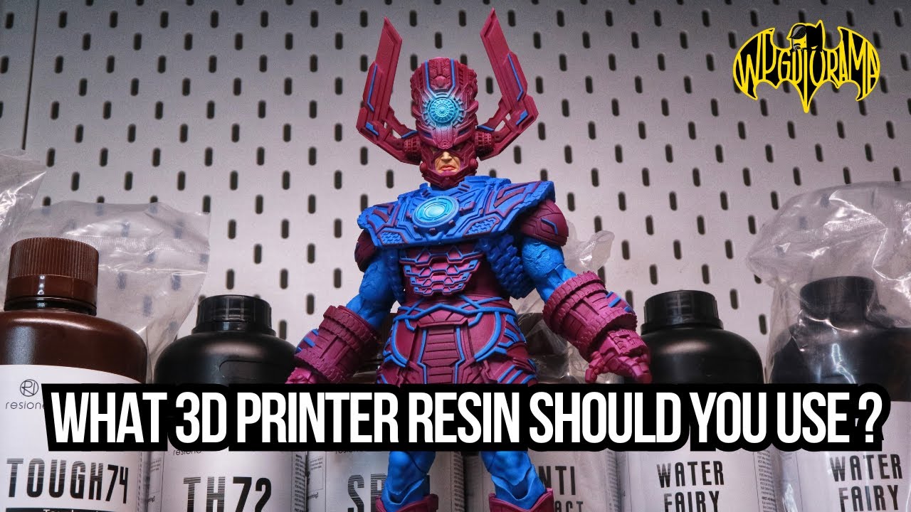 Exploring some 3D Printer Resins for your Custom Action Figures