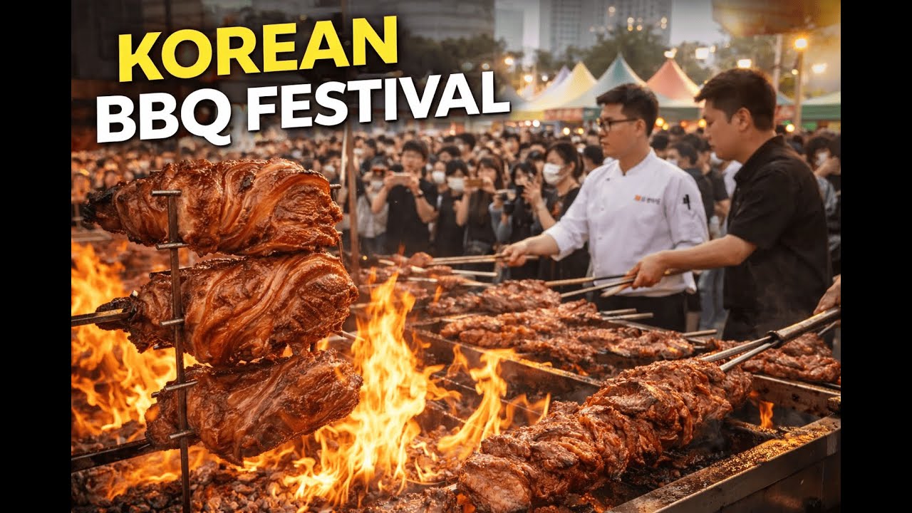 This Korean BBQ Festival Is Absolutely Insane🔥