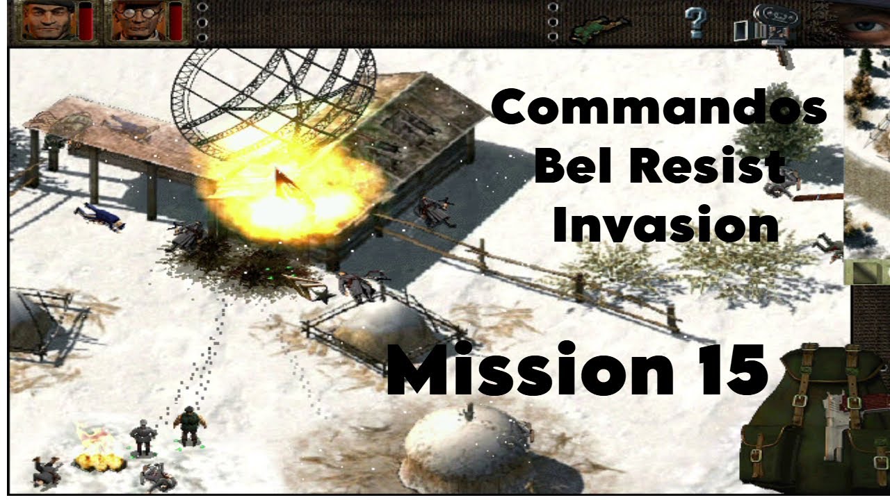 Commandos Bel Resist Invasion mission 15