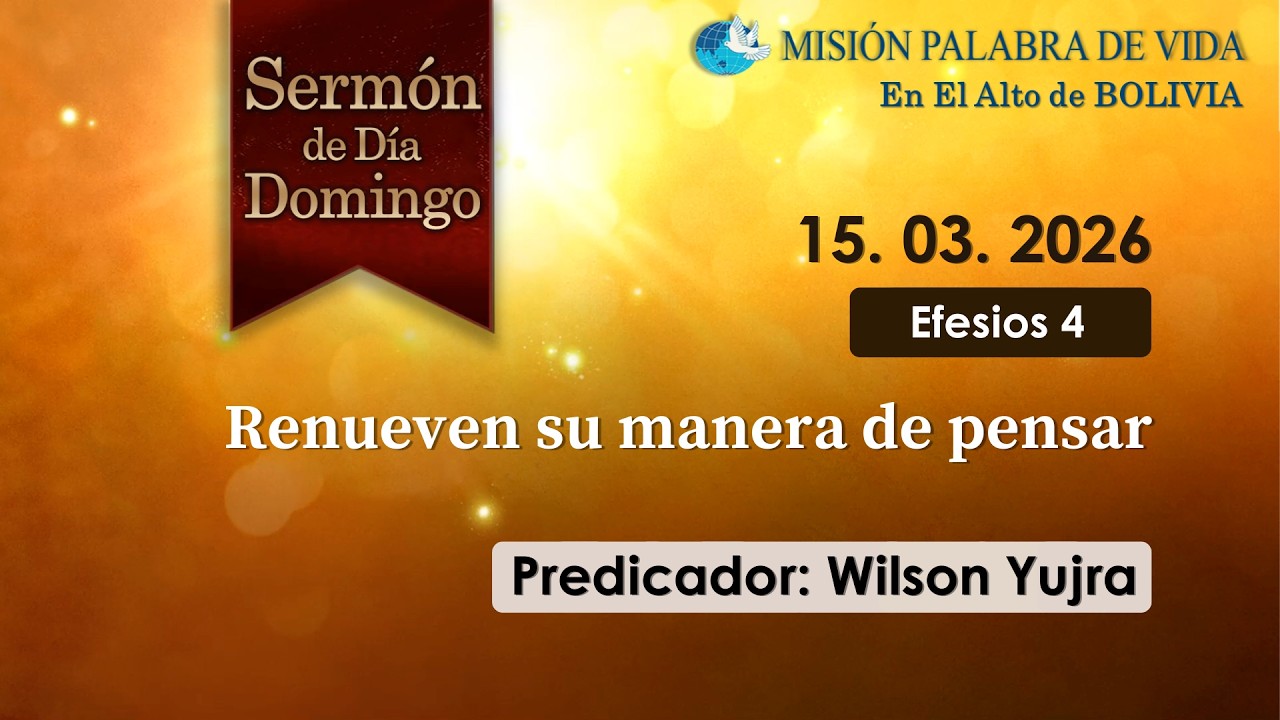 Renueven su manera de pensar / Efesios 4