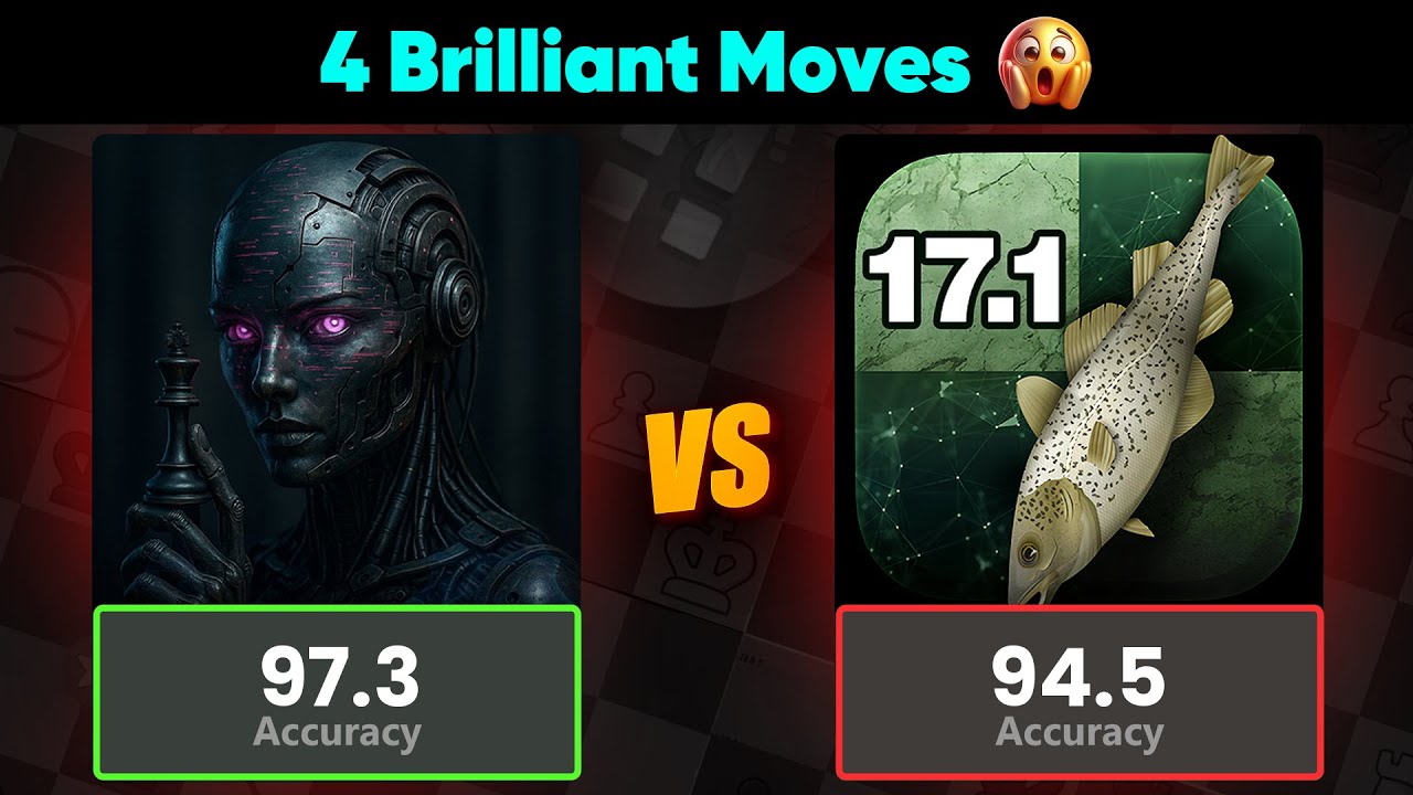 Two Wins, Four Brilliancies | Stockfish 17.1 vs Leela Chess Zero🤩🤩
