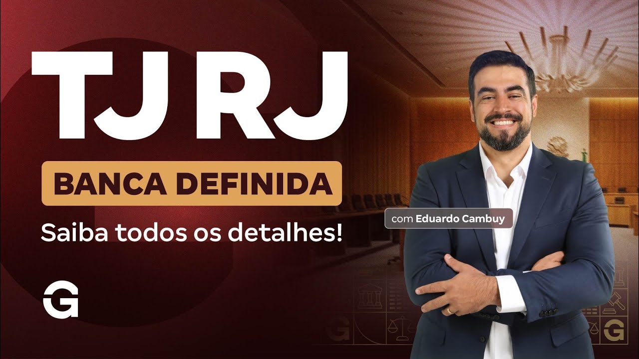 Concurso TJ RJ | Banca Definida: Plano de Estudos FGV Pré-Edital!