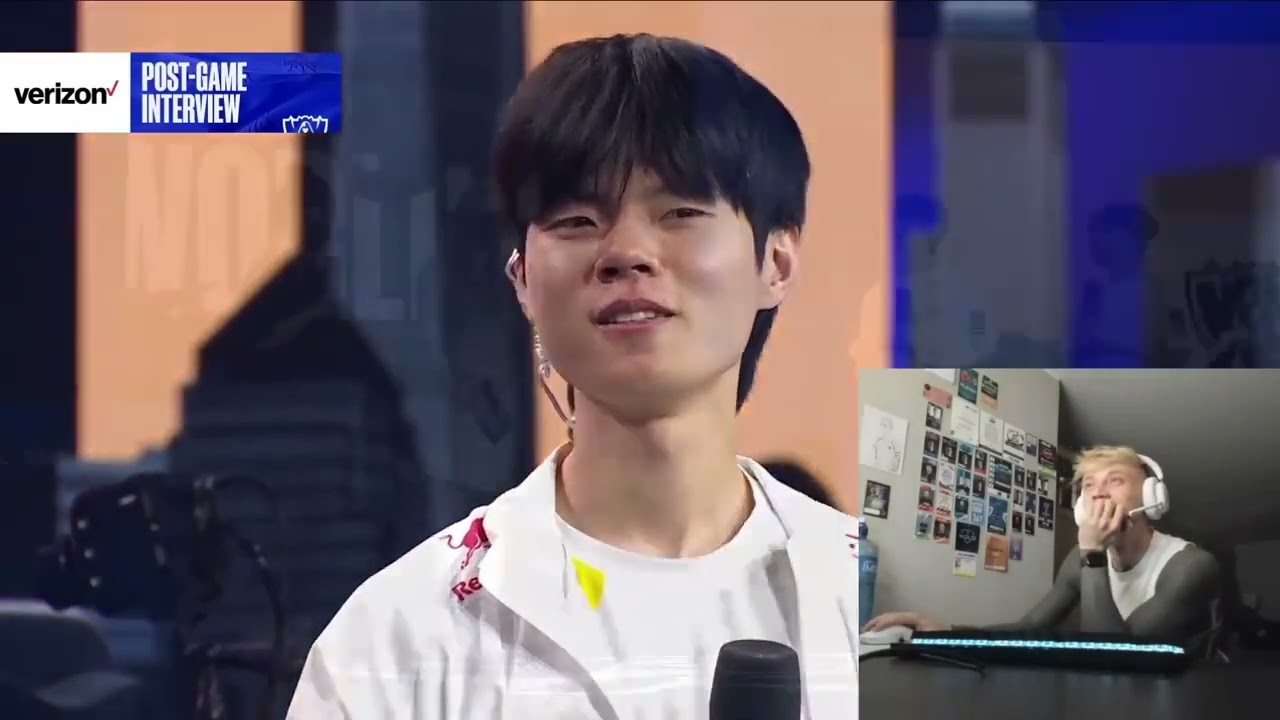 REKKLES WHOLESOME REACTION ON DEFT CRYING POST GAME INTERVIEW EDG vs  DRX   WORLDS 22
