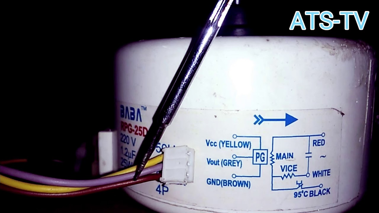 Air conditioner fan motor circuit diagram