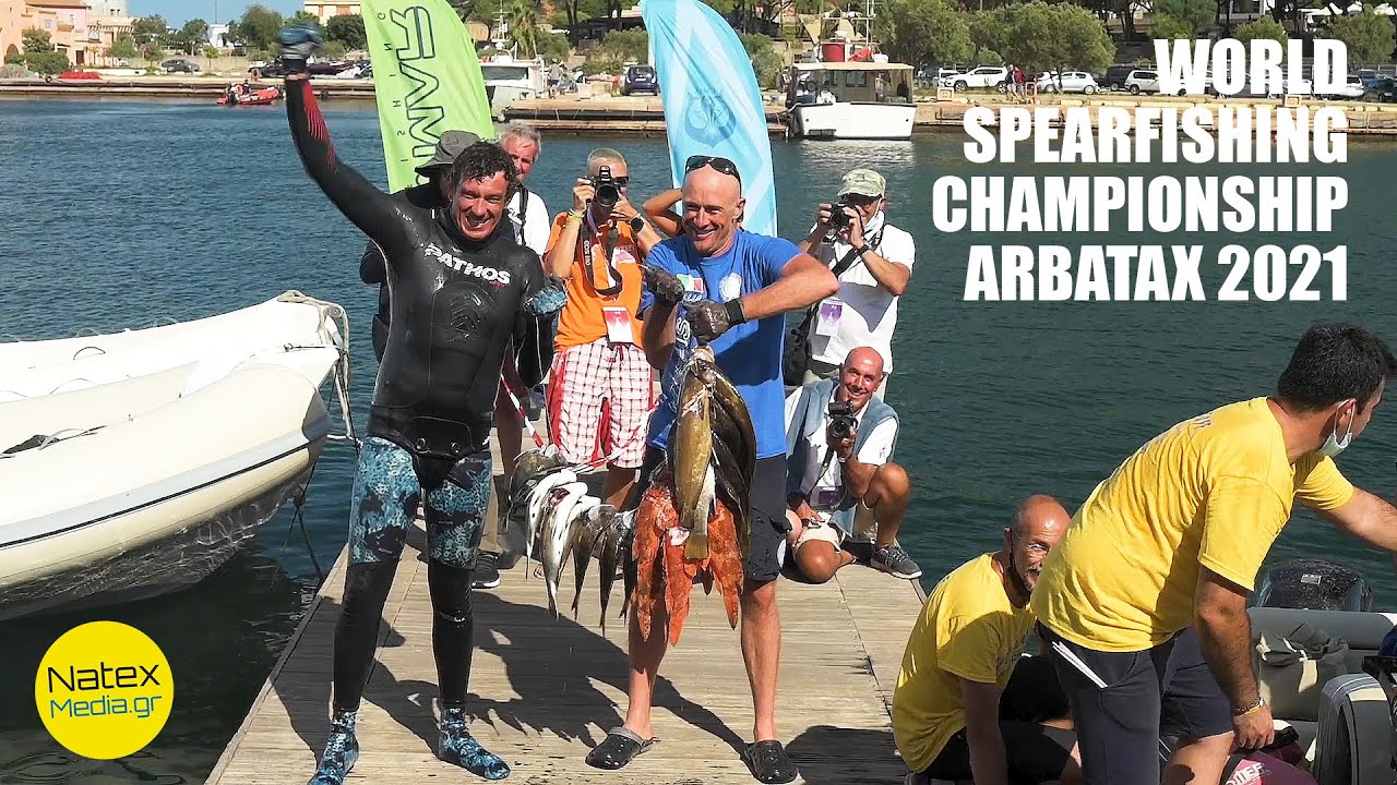 WORLD SPEARFISHING CHAMPIONSHIP ARBATAX 2021. Παγκόσμιος πρωταθλητής Giacomo de Mola - Pathos sub.