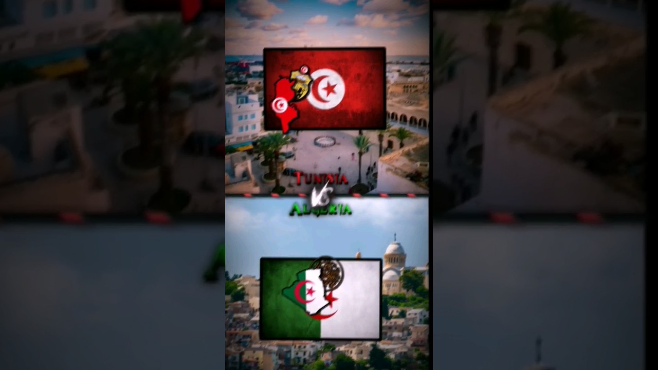 Tunisia VS Algeria Country Comparison Shakes | WIS Shakes #history #flag #countries #bulgaria #edit