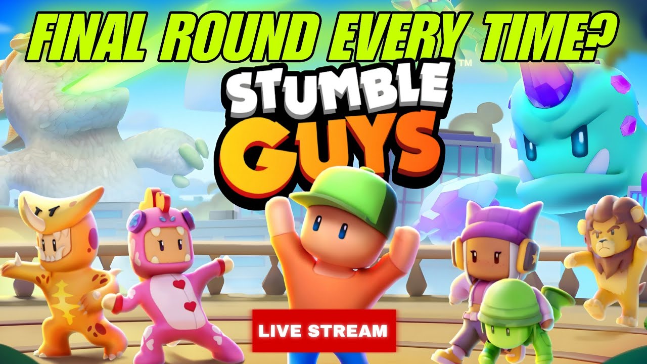 Stumble Guys Live 🔴 | Chaos in Every Round