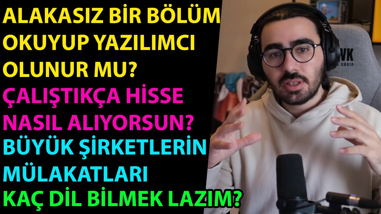 Videoyun- Yazılım'la İlgili Soruları Cevaplıyor [Dolarla Maaş Almak, Mülakat ve Daha Fazlası]