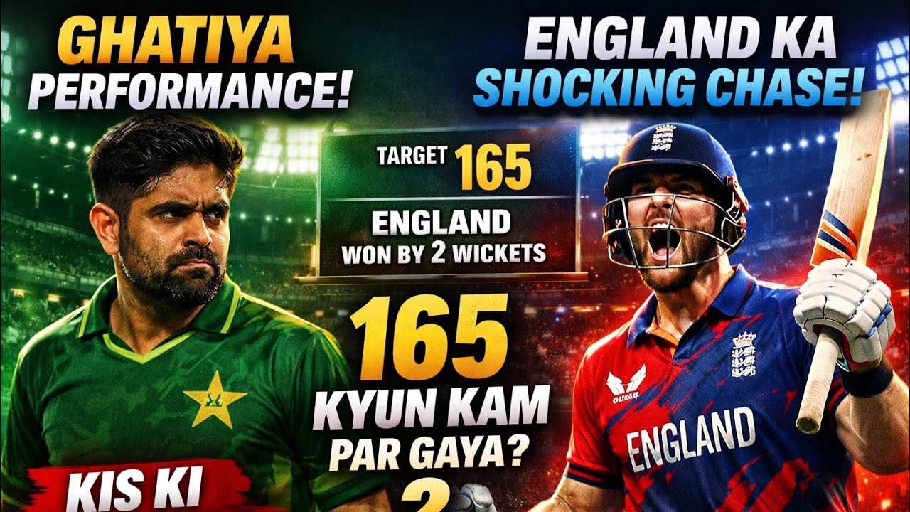 Pakistan Ki Bari Ghalti! 165 Kyun Kam Par Gaya?