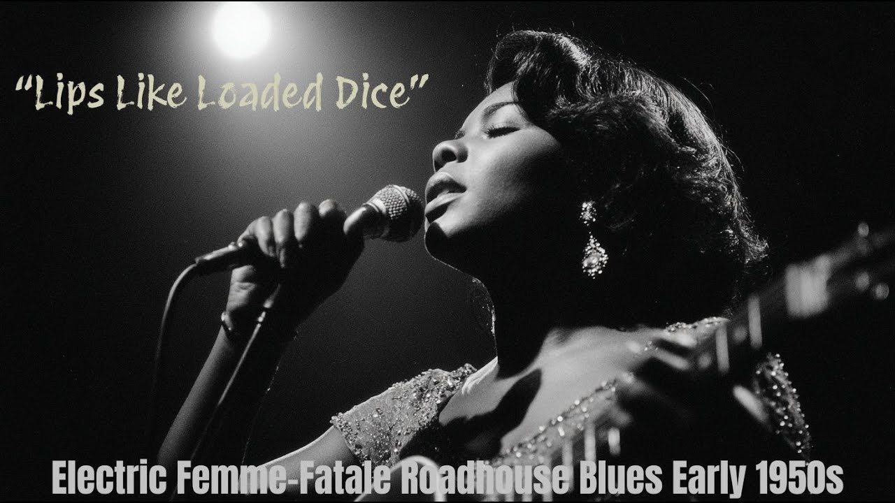 Lips Like Loaded Dice (1954) - Electric Femme-Fatale Roadhouse Blues | Early 1950s Juke Joint