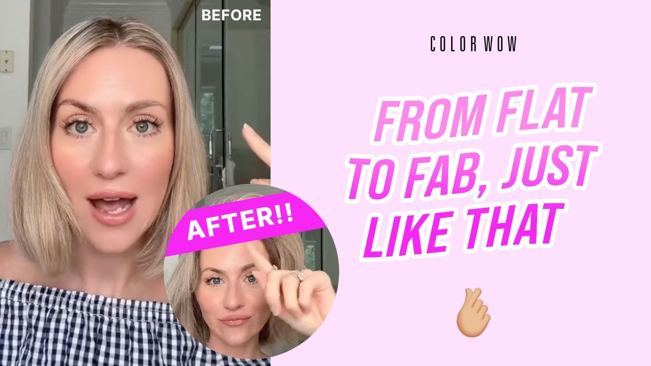 How to Get Instant Volume for Flat Hair: How to Use Color Wow Raise the Root