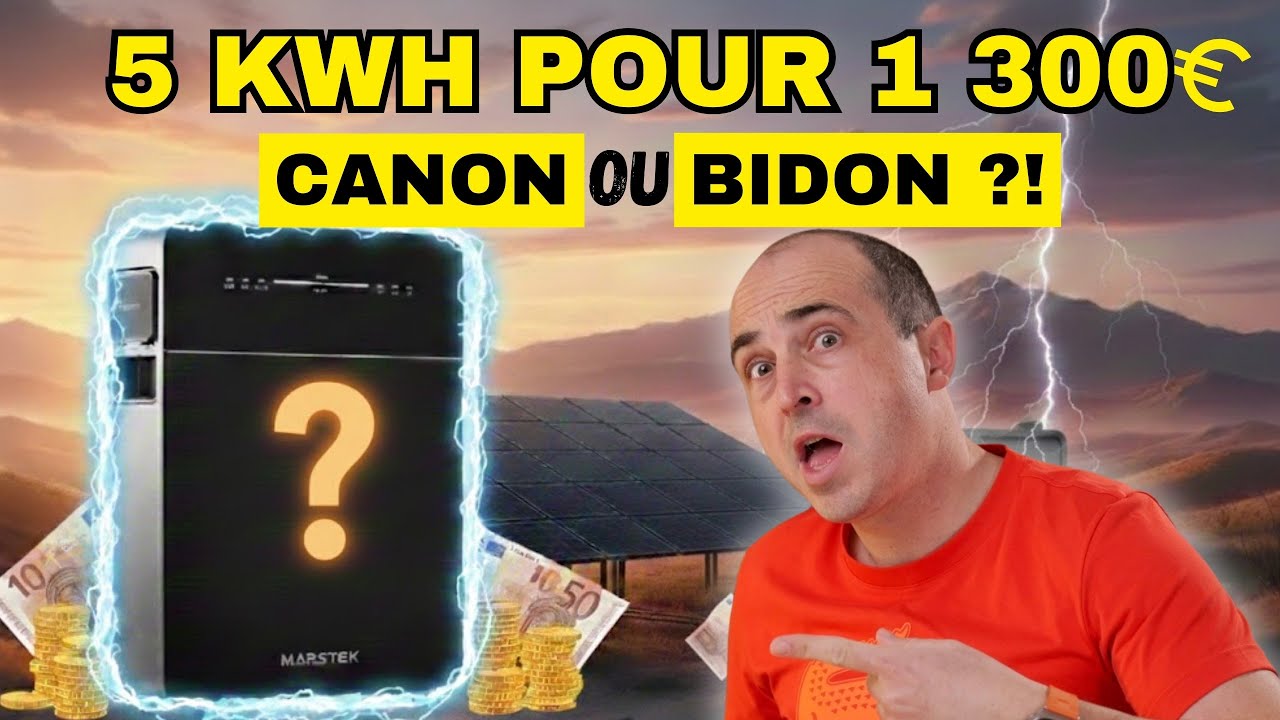 5kWh pour 1300&euro; ?! Test de la batterie solaire Marstek Venus E 3.0 !