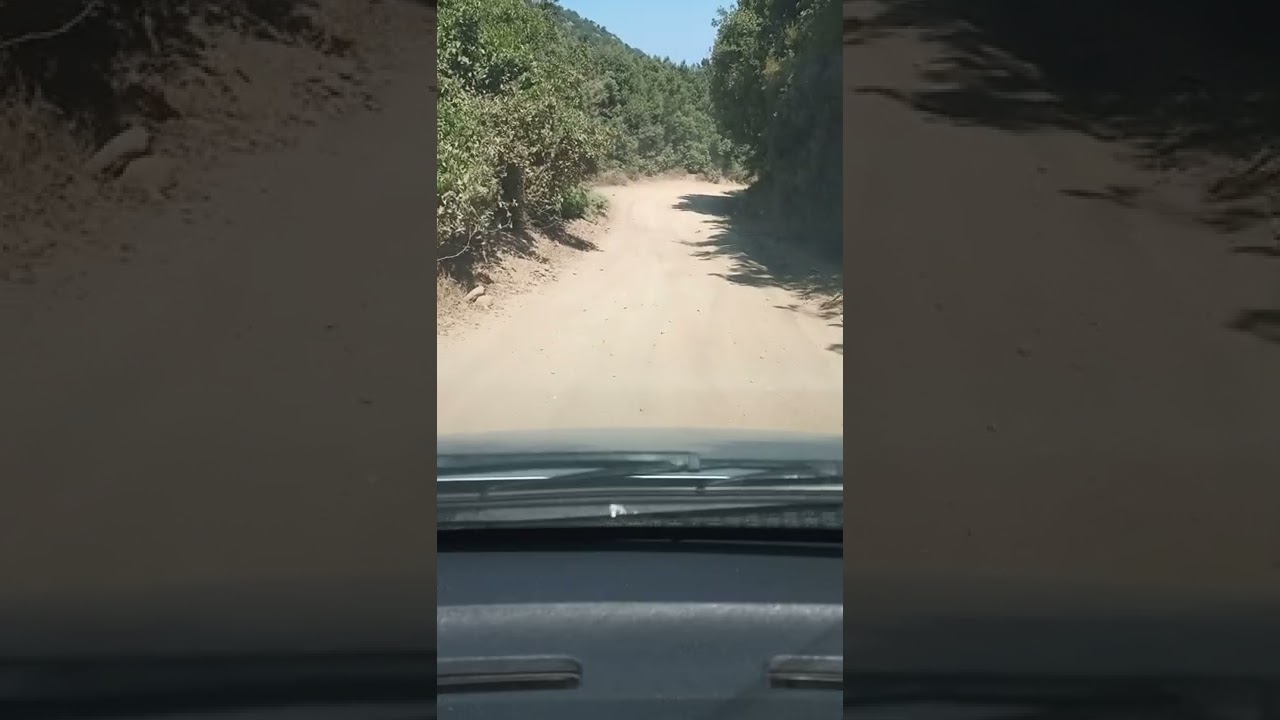 Διαδρομή Νότια Εύβοια. παραλία θαψά. Δρόμος ακατάλληλος για ΙΧ.