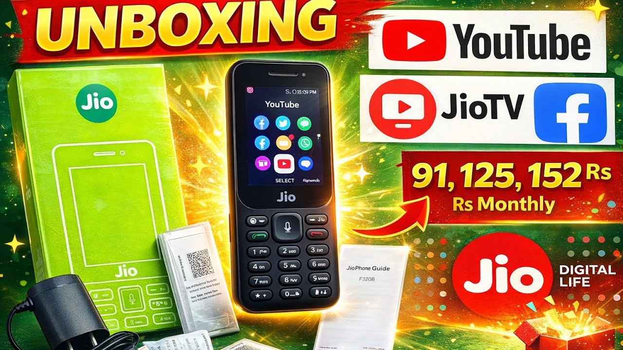 New Jio Phone F320B | Unboxing | Price | Review | Battery🔋Lowest Recharge | 4g Keypad Phone#jiophone