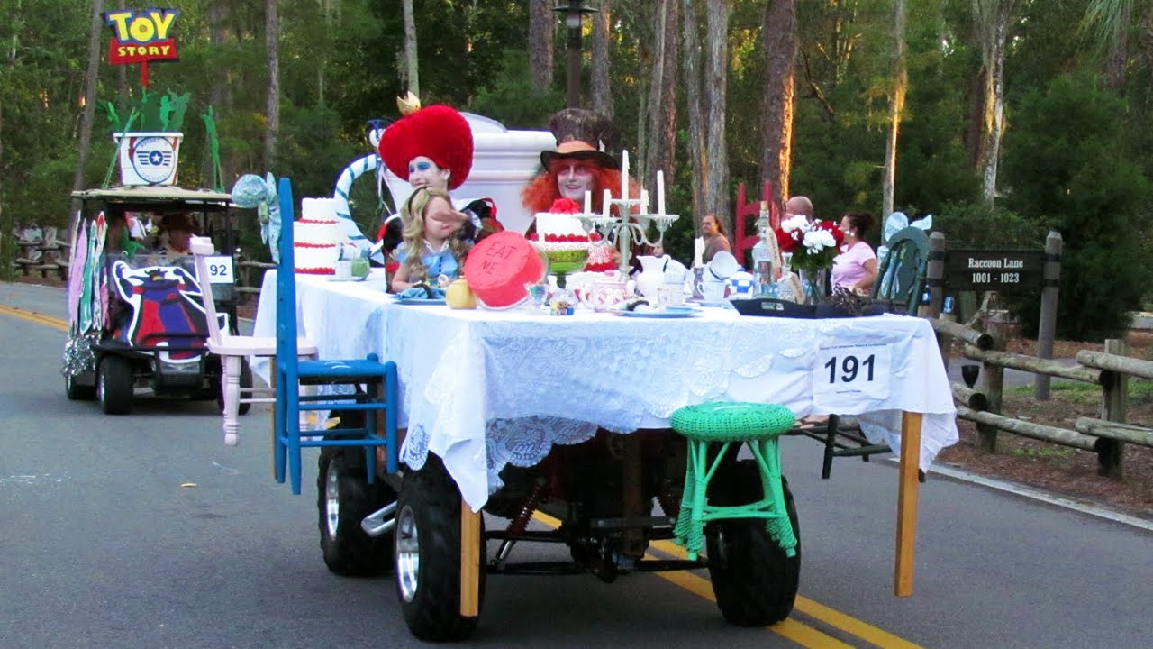 Disney's Fort Wilderness Halloween Golf Cart Parade 2011 - Full Version - 10/31/11 Walt Disney World