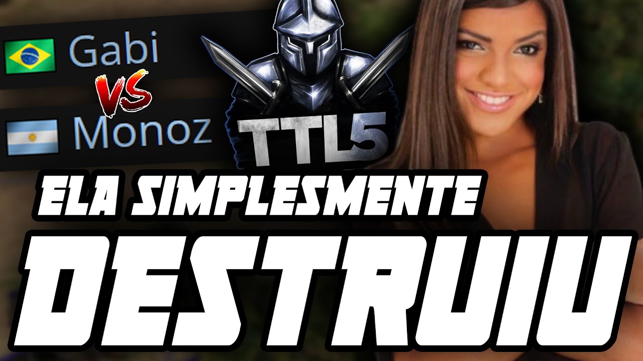 AGE OF EMPIRES 2: GABI ACABOU COM O ARGENTINO?! Gabi vs. Monoz | TTL 5: Silver League