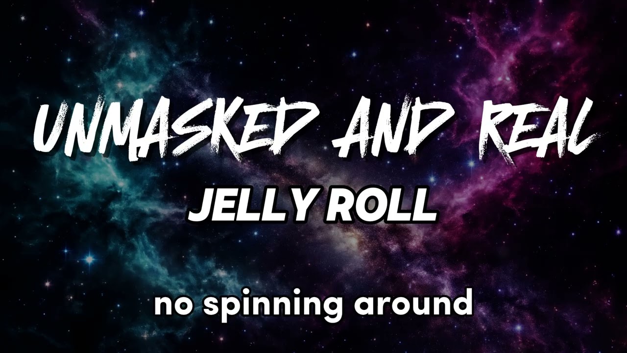 Jelly Roll - Unmasked and Real (NEW SONG 2025) - Cover Remix | Country Music, Hip Hop, Rap (LYRICS)