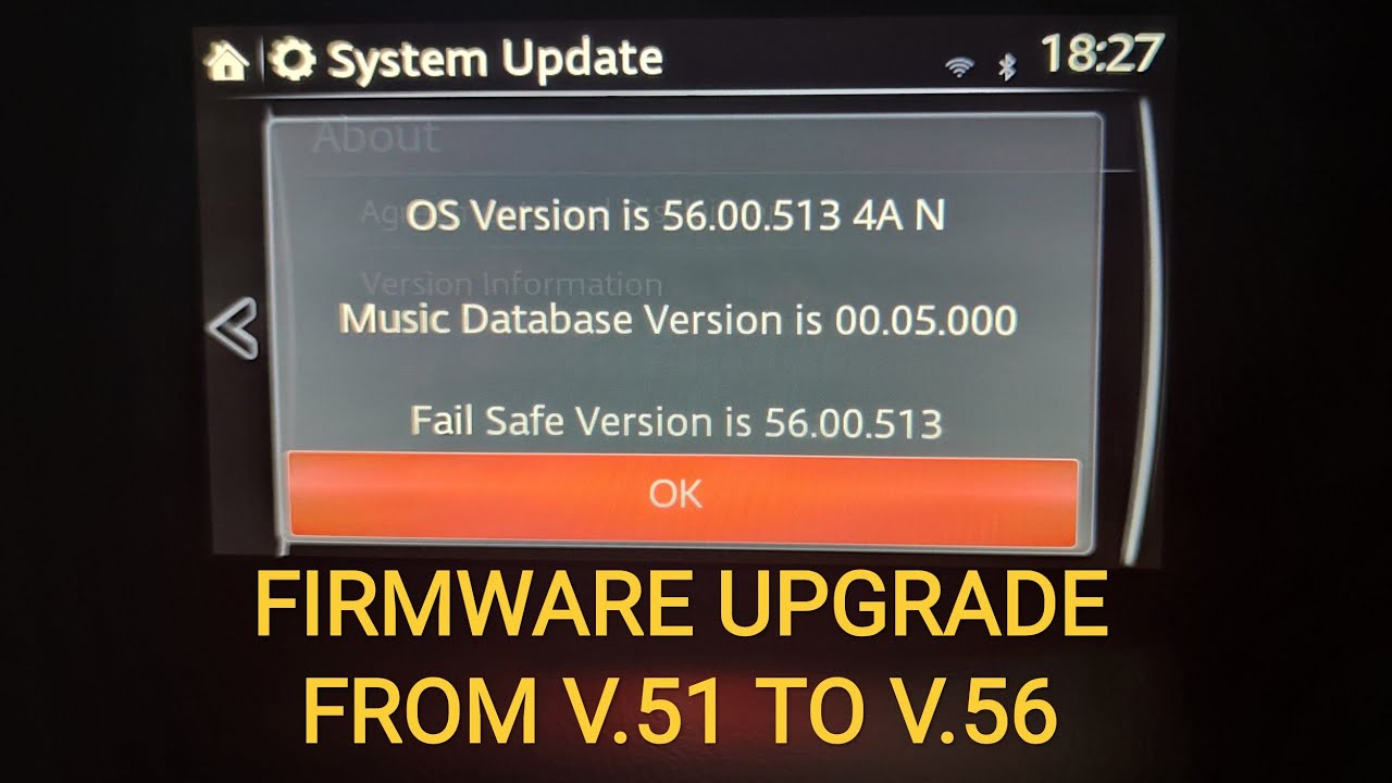 How to upgrade Mazda connect firmware 51 to 56 | Android auto | Apple car play | step by step