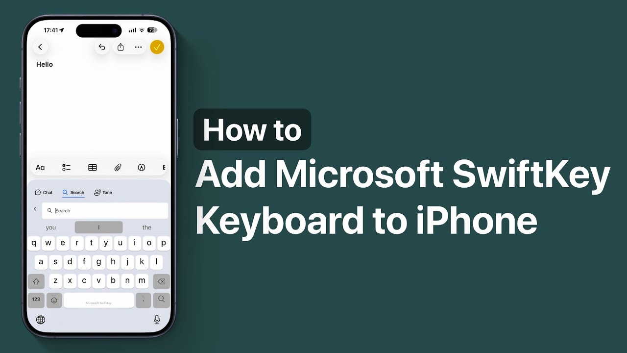 Как добавить клавиатуру Microsoft SwiftKey на iPhone 17 | Клавиатура CoPilot AI на iOS