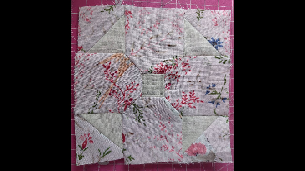 Video 52 - Dear Jane en français - Bloc B9 - Jane Stickle's quilt