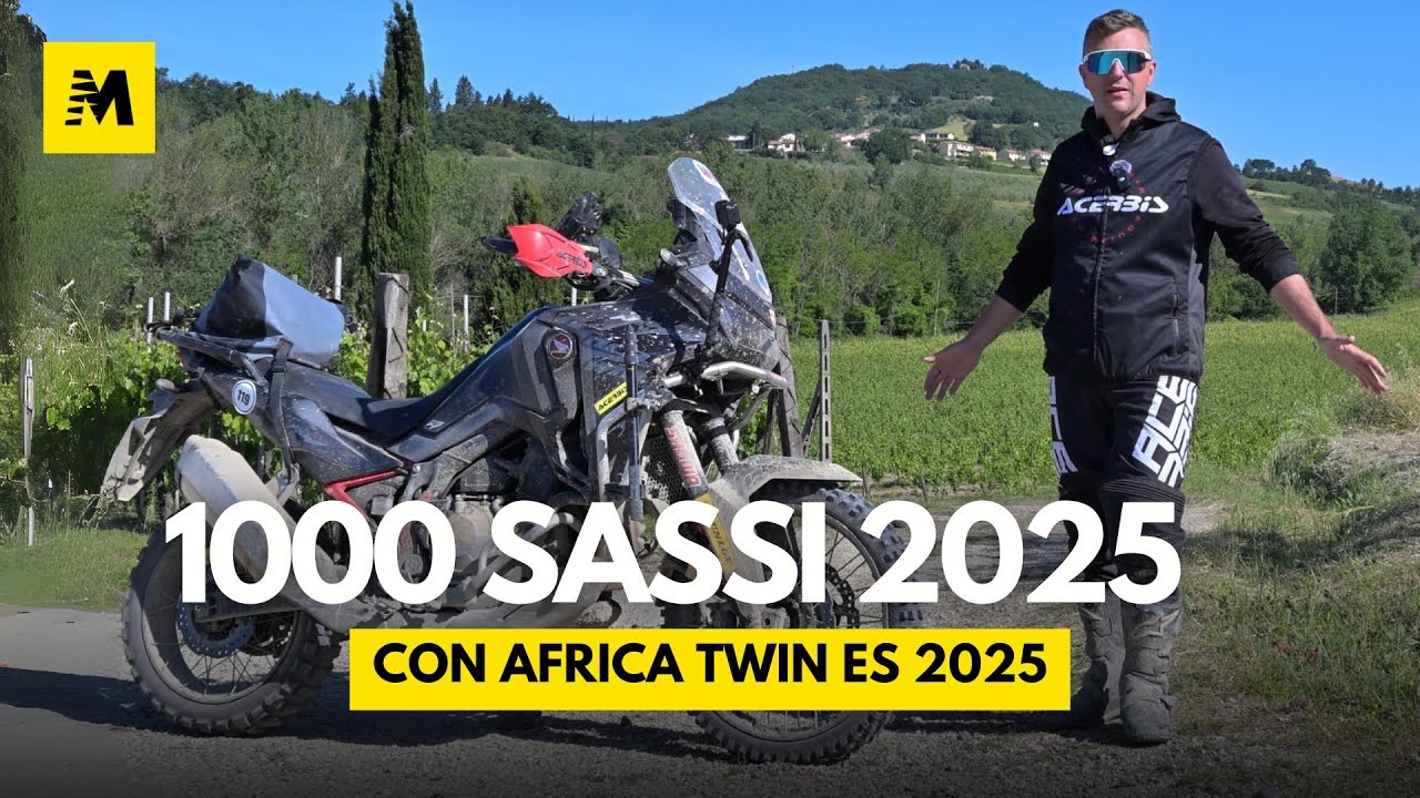 Honda Africa Twin ES alla 1000 Sassi 2025: come si comporta?