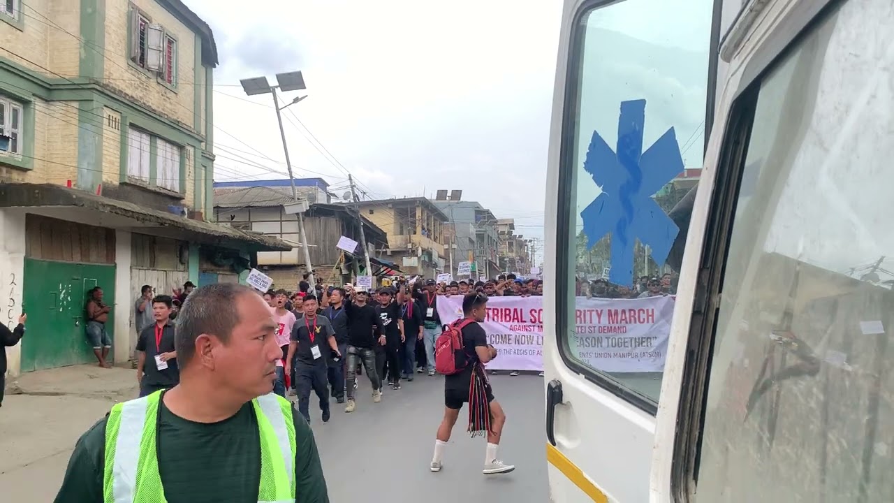 03-05-2023, Tribal Solidarity March, Against Meitei ST demand